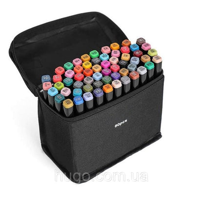 Скетч маркерів для малювання 60 шт / Набір маркерів для малювання