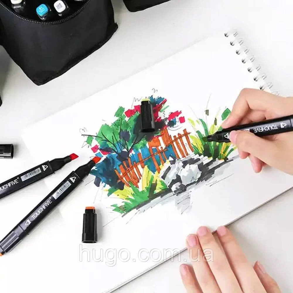 Скетч маркери для малювання 80 шт / Набір маркерів для малювання