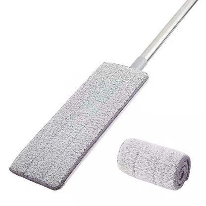 Швабра з відром 11л з автоматичним віджимом + 2 насадки, Cleaning Mop, Сіра / Швабра ледарка для прибирання будинку