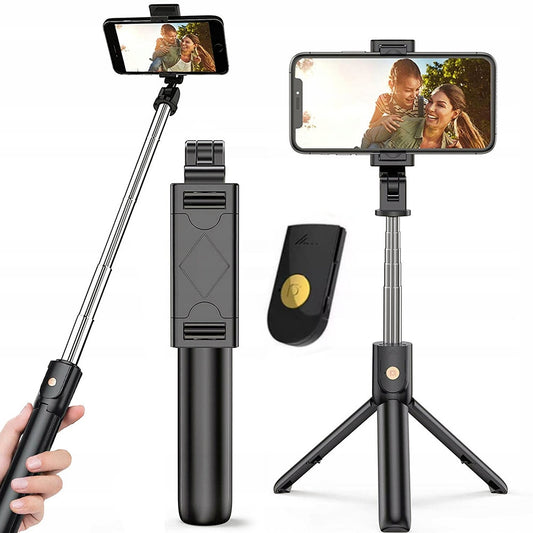 Монопод-трипод для селфі + пульт, 70см, K07 / Штатив для телефону / Селфі палиця / Штатив для селфі