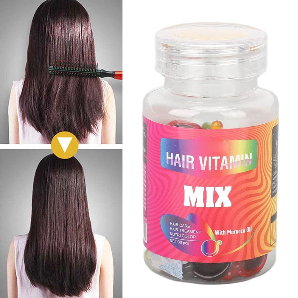 Капсули для волосся 30шт Sevich Mix / Олії для посічених кінчиків волосся / Капсули для догляду за волоссям / Олія для волосся