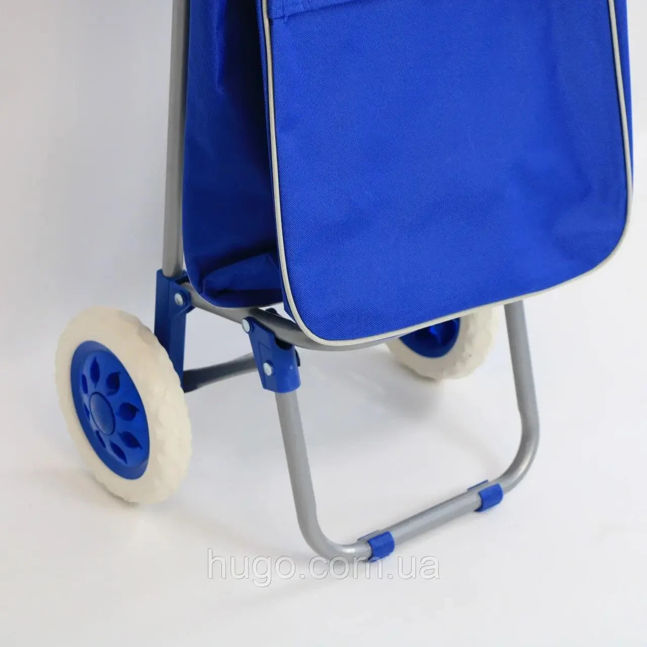 Сумка-візок на колесах до 130кг, 95х35х30см, Синій / Сумка на колесах для покупок / Кравчучка