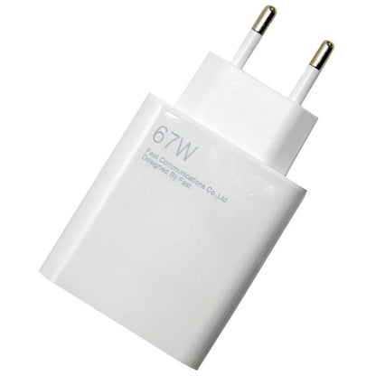 Мережевий зарядний пристрій 67W, USB / Адаптер зі швидкою зарядкою / Зарядка для телефону