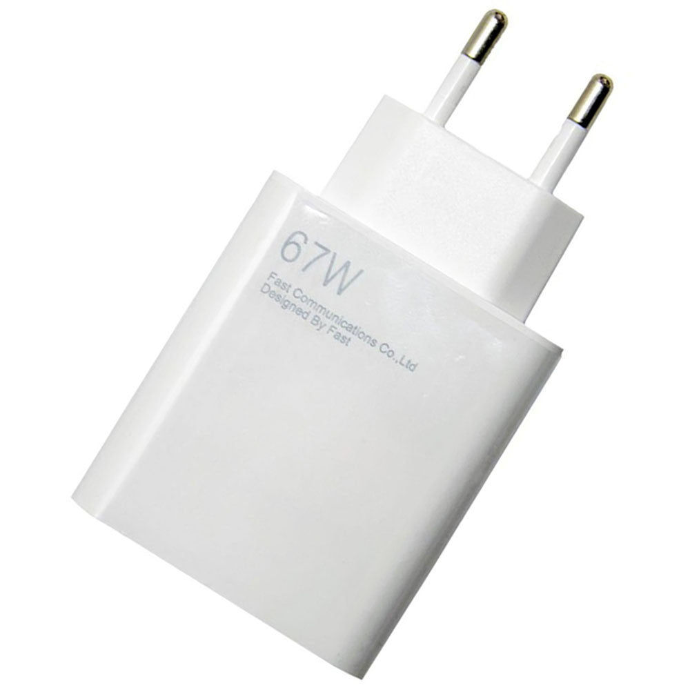 Мережевий зарядний пристрій 67W, USB / Адаптер зі швидкою зарядкою / Зарядка для телефону