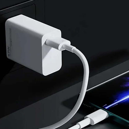 Мережевий зарядний пристрій 67W, USB / Адаптер зі швидкою зарядкою / Зарядка для телефону