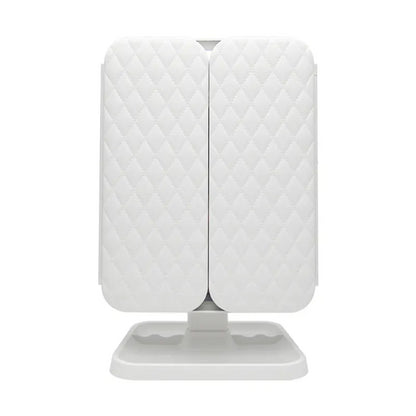 Косметичне дзеркало з LED підсвічуванням та USB, XW 810, Біле / Потрійне дзеркало сенсорне для макіяжу