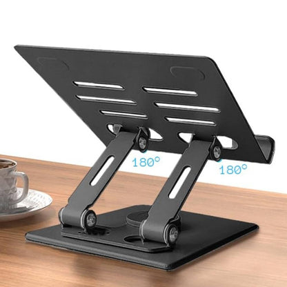 Настільна підставка для планшета 4-16" до 2,5 кг, оборот на 360° / Складаний металевий тримач планшета