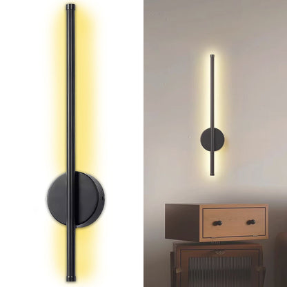Настінний світильник лінійний 60 см, 11Вт, від мережі / Бра на стіну / Світлодіодний світильник на стіну