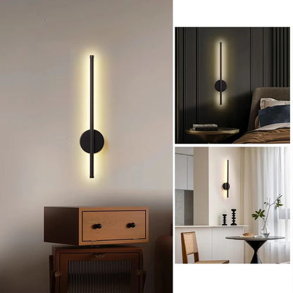 Настінний світильник лінійний 60 см, 11Вт, від мережі / Бра на стіну / Світлодіодний світильник на стіну