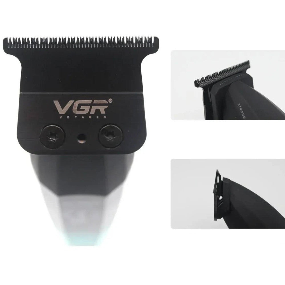 Акумуляторна машинка для стрижки, 4 насадки, USB, VGR V906 / Тример для стрижки волосся / Тример для бороди