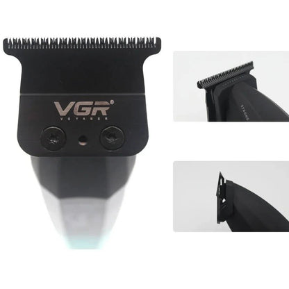 Акумуляторна машинка для стрижки, 4 насадки, USB, VGR V906 / Тример для стрижки волосся / Тример для бороди