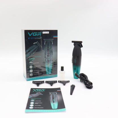 Акумуляторна машинка для стрижки, 4 насадки, USB, VGR V906 / Тример для стрижки волосся / Тример для бороди