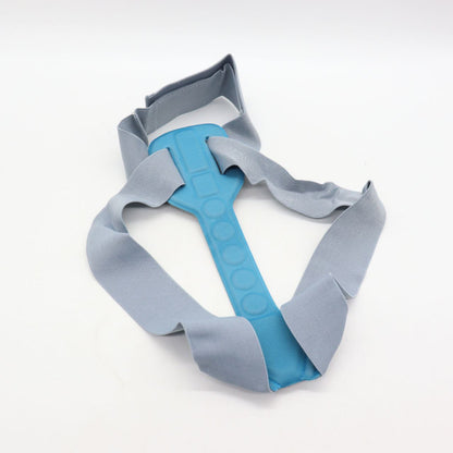 Коректор постави HSM-50301, Сірий / Бандаж для корекції постави / Корсет для спини на липучках