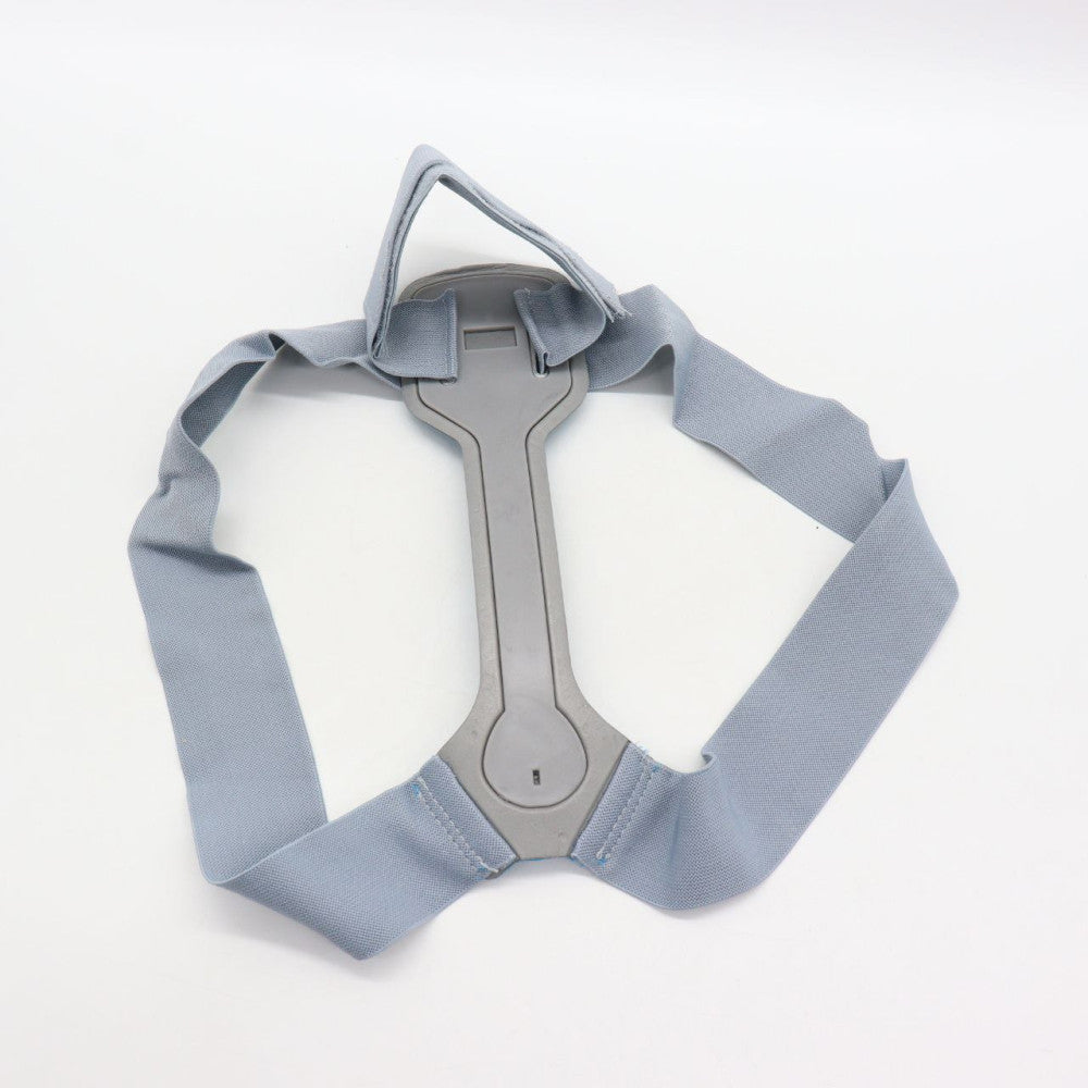 Коректор постави HSM-50301, Сірий / Бандаж для корекції постави / Корсет для спини на липучках