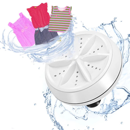 Портативна пральна машина ультразвукова TURBINE WASH, від USB / Міні пральна машинка обертова