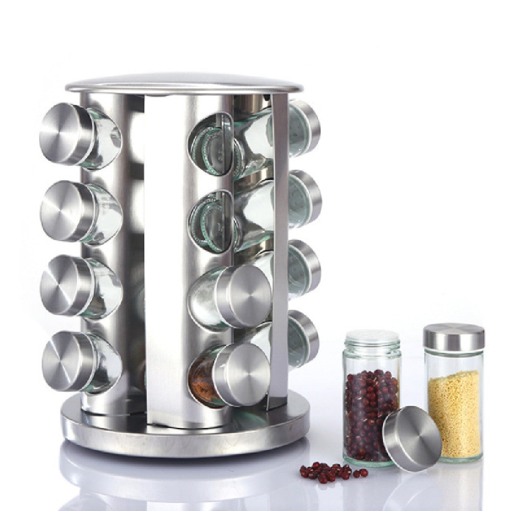 Контейнери для спецій 16 відсіків, Spice carousel R66-16 / Набір для спецій з підставкою / Ємності для приправ