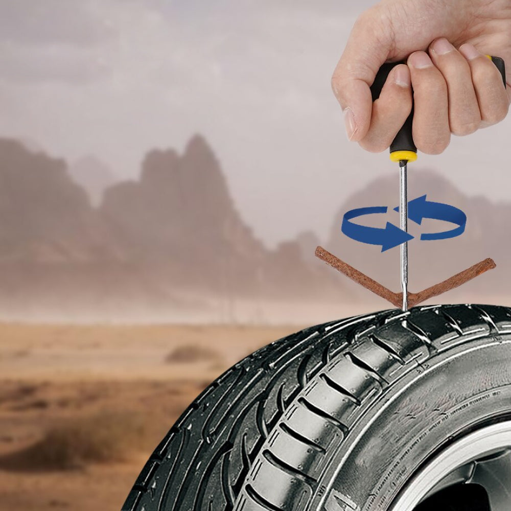 Набір для ремонту проколів безкамерних шин CZK-8008 сирої гуми XL-319 / Ремкомплект для шин