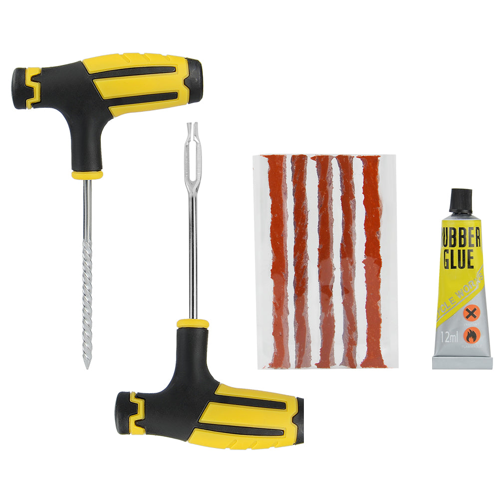 Набір для ремонту проколів безкамерних шин CZK-8008 сирої гуми XL-319 / Ремкомплект для шин