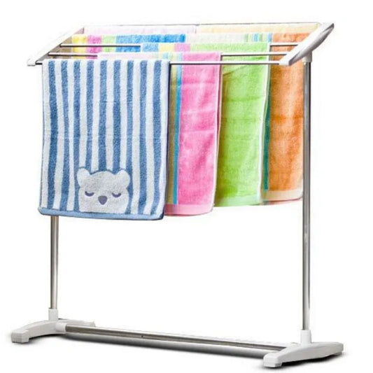 Сушарка для білизни (70х62х36см) Mobile towel rack, на 5 рядів / Підлогова сушка для одягу