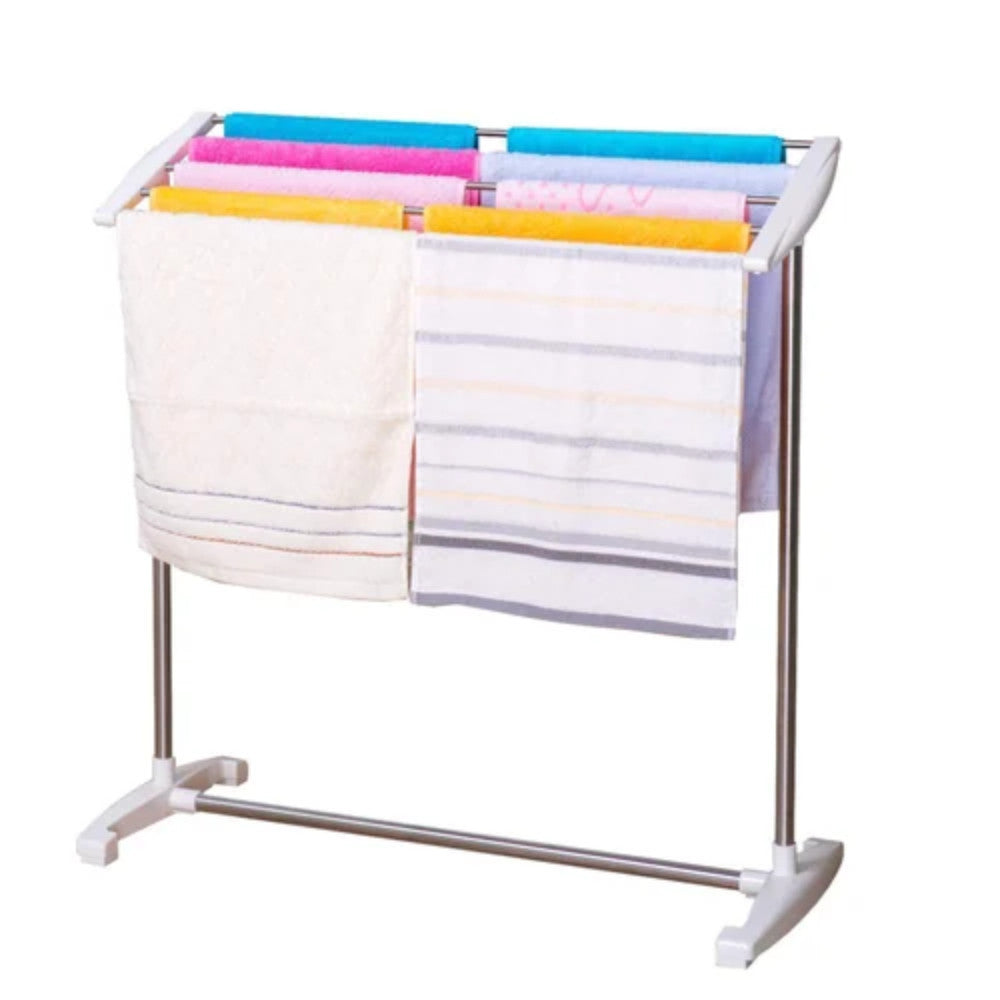 Сушарка для білизни (70х62х36см) Mobile towel rack, на 5 рядів / Підлогова сушка для одягу