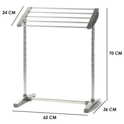 Сушарка для білизни (70х62х36см) Mobile towel rack, на 5 рядів / Підлогова сушка для одягу