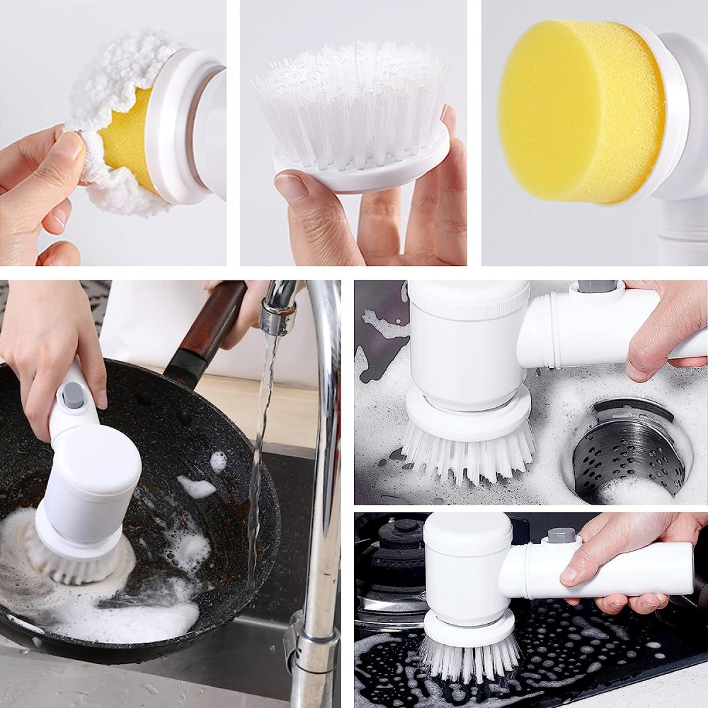 Електрична щітка для прибирання 3в1 Magic Brush / Бездротова акумуляторна щітка для чищення та прибирання