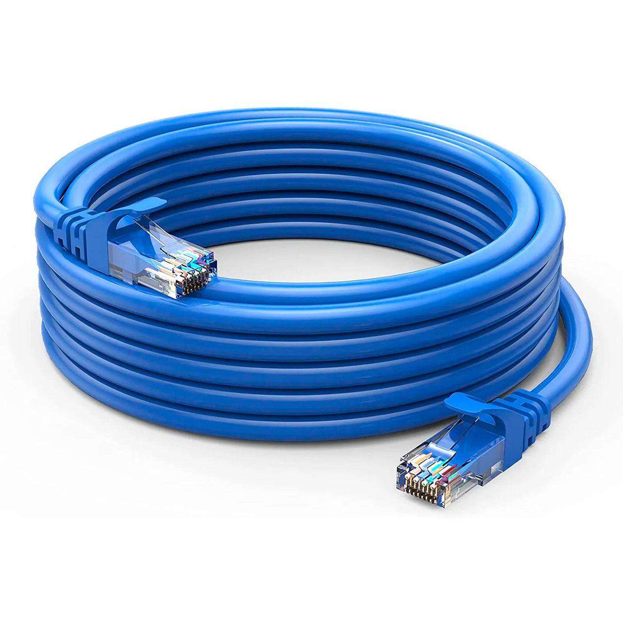 Кабель патч-корд UTP Cat5e Lan (15м) / Високошвидкісний інтернет кабель / Мережевий кабель / Кабель для роутера