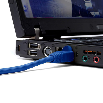 Кабель патч-корд UTP Cat5e Lan (15м) / Високошвидкісний інтернет кабель / Мережевий кабель / Кабель для роутера