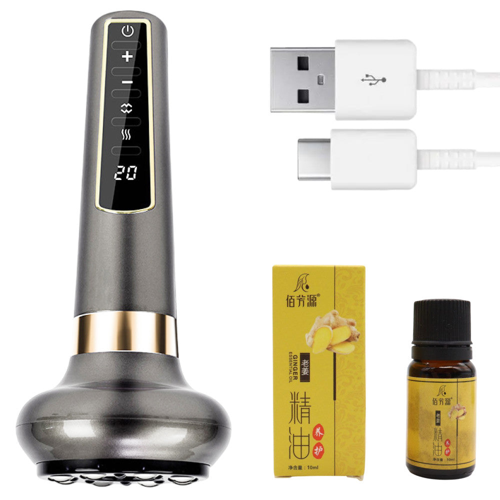 Акумуляторний масажер антицелюлітний, 12 режимів, з USB / Вакуумний масажер від целюліту