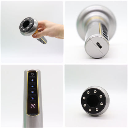 Акумуляторний масажер антицелюлітний, 12 режимів, з USB / Вакуумний масажер від целюліту