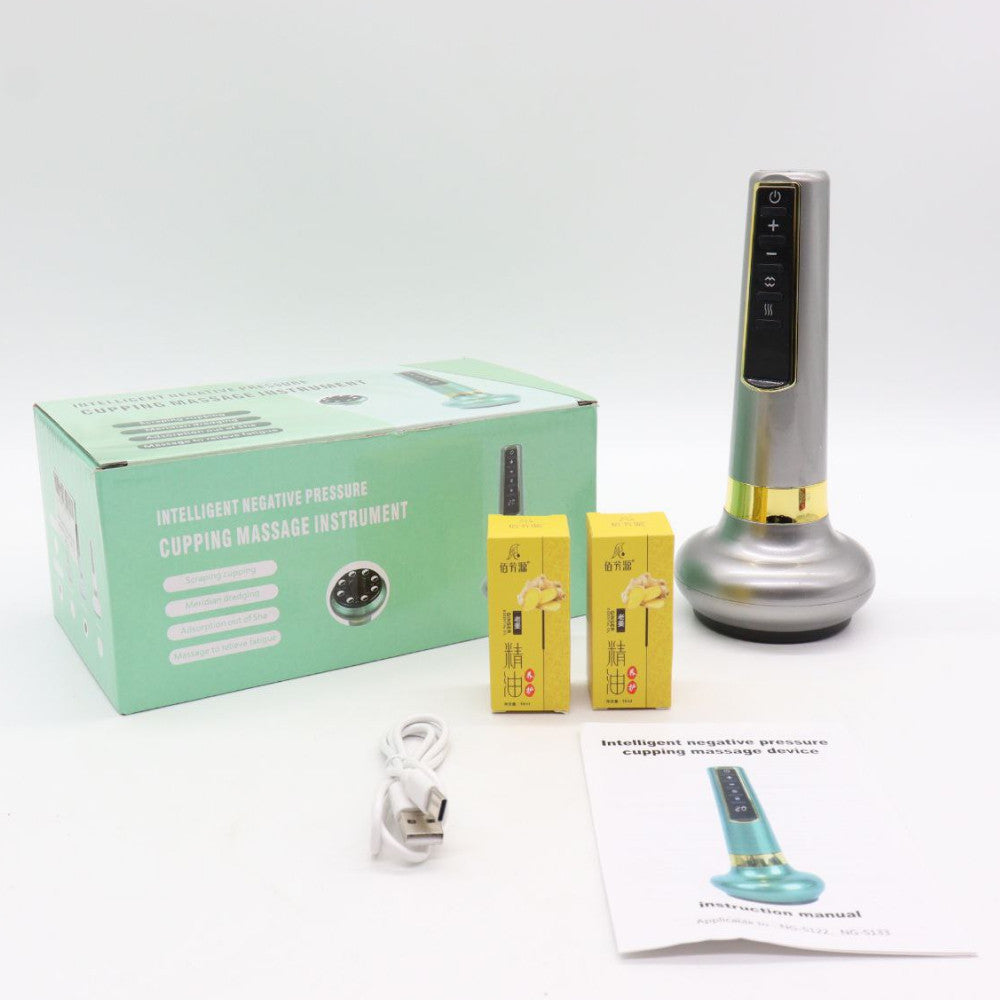 Акумуляторний масажер антицелюлітний, 12 режимів, з USB / Вакуумний масажер від целюліту