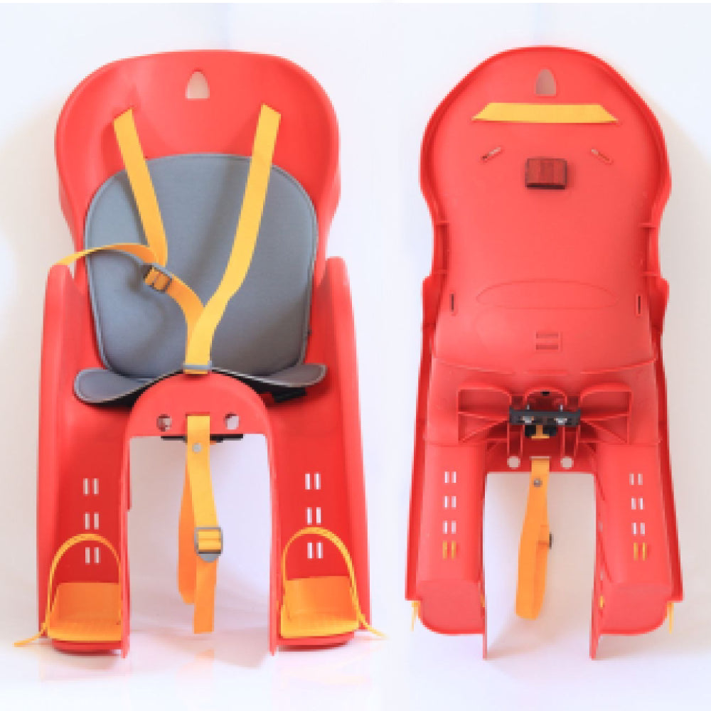 Дитяче крісло на велосипед BG-5, Червоне / Велокрісло дитяче / Велосипедне сидіння