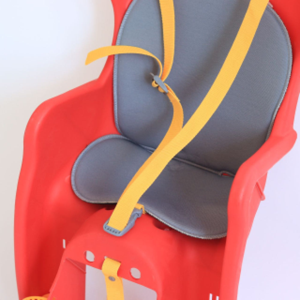 Дитяче крісло на велосипед BG-5, Червоне / Велокрісло дитяче / Велосипедне сидіння