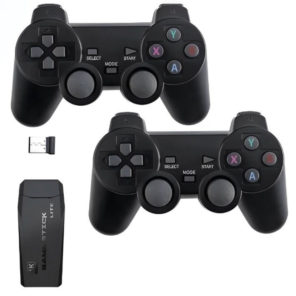 Ігрова приставка 64G, два джойстика Game Stick Lite M8 / Ігрова консоль для телевізора