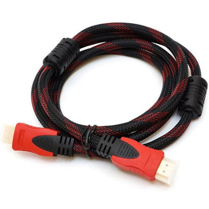 Кабель HDMI-HDMI 5м, з посиленою обмоткою / Шнур для телевізора з 2 фільтрами