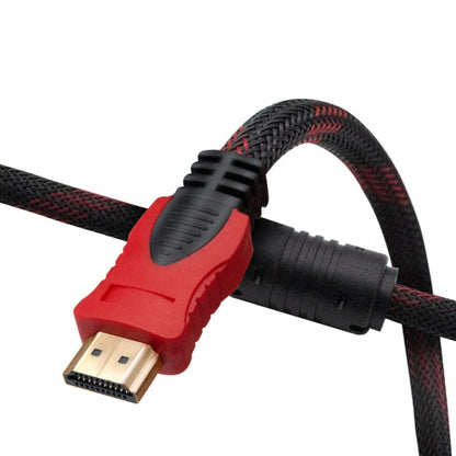 Кабель HDMI-HDMI 10м, з посиленою обмоткою / Шнур для телевізора з 2 фільтрами
