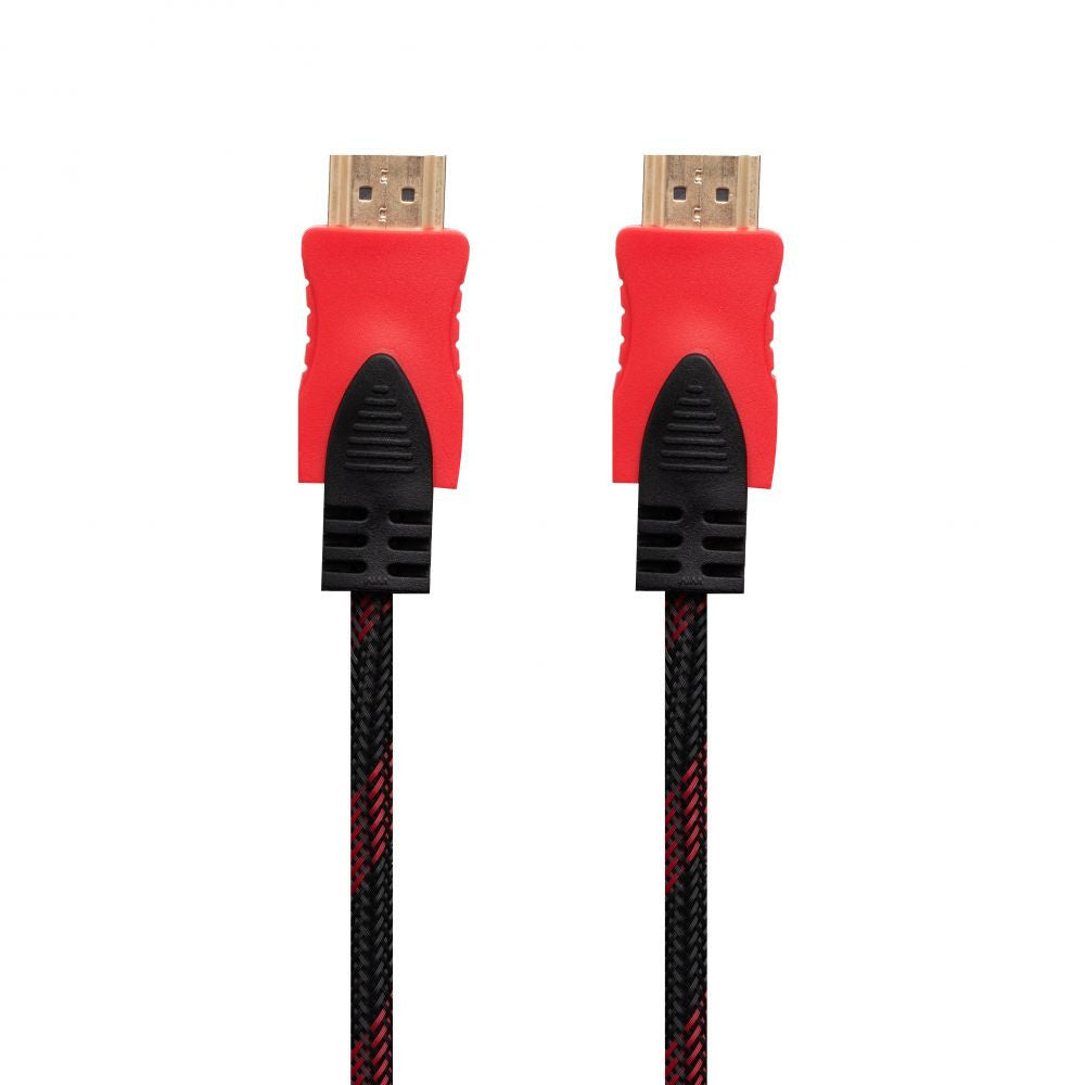 Кабель HDMI-HDMI 10м, з посиленою обмоткою / Шнур для телевізора з 2 фільтрами