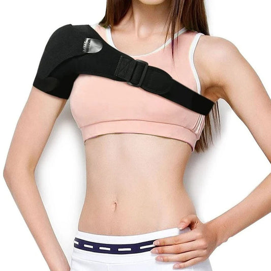 Регульований плечовий бандаж, універсальний розмір, унісекс / Фіксатор плеча / Бандаж плечовий на будь-яку сторону