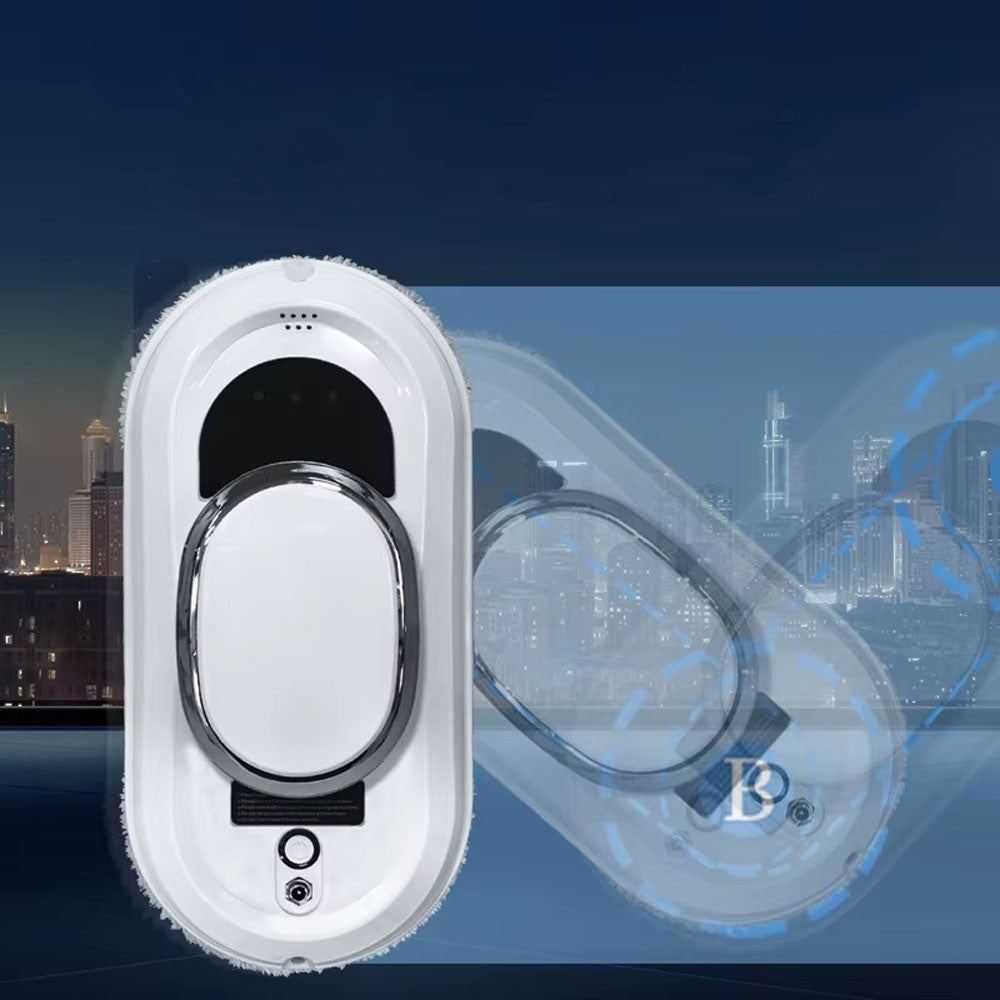 Розумний робот мийник вікон 4 насадки, Пульт, від мережі/акумулятора / Робот пилосос для вікон / Робот для миття вікон