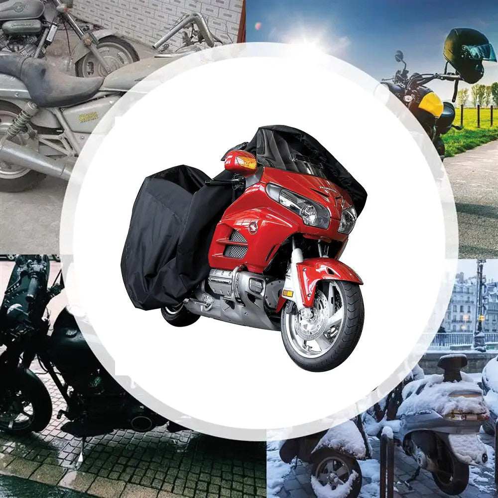 Захисний чохол для мотоцикла 265х135х107см, Розмір XXL / Тент на мотоцикл / Моточехол / Накидка на мотоцикл