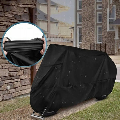 Захисний чохол для мотоцикла 265х135х107см, Розмір XXL / Тент на мотоцикл / Моточехол / Накидка на мотоцикл