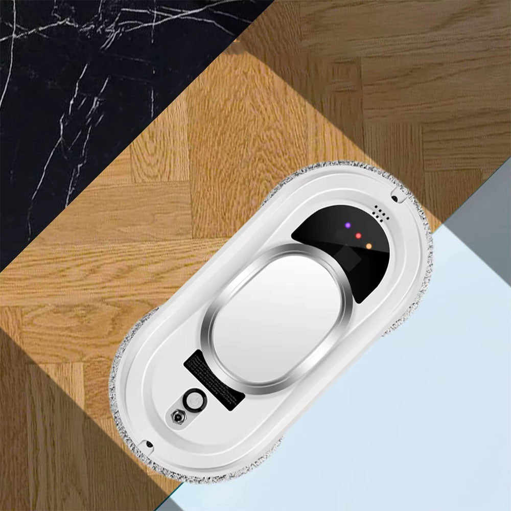 Розумний робот мийник вікон 4 насадки, Пульт, від мережі/акумулятора / Робот пилосос для вікон / Робот для миття вікон