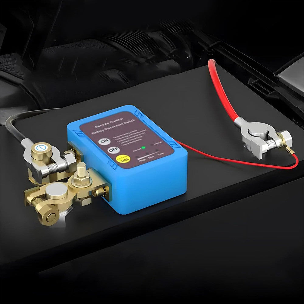 Дистанційний вимикач маси авто 12В/240A + 2 пульта / Подвійне реле відключення автомобільної батареї