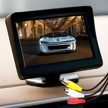 Автомонітор LCD 4,3'', для камери заднього виду / Автомобільний монітор для двох камер / Дисплей в машину