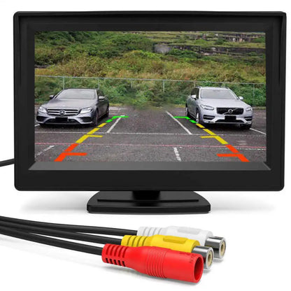 Автомонітор LCD 4,3'', для камери заднього виду / Автомобільний монітор для двох камер / Дисплей в машину