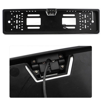 Камера заднього виду рамка 4LED / Авторамка / Рамка для номера з камерою / Номерна рамка з камерою