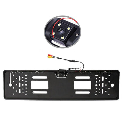 Камера заднього виду рамка 4LED / Авторамка / Рамка для номера з камерою / Номерна рамка з камерою