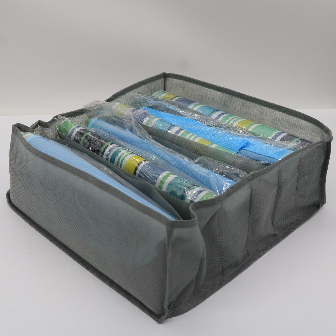 Набір органайзерів для нижньої білизни 3в1, складні / Універсальний органайзер для речей та шкарпеток