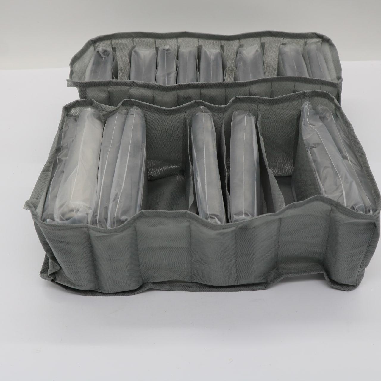 Набір органайзерів для нижньої білизни 3в1, складні / Універсальний органайзер для речей та шкарпеток