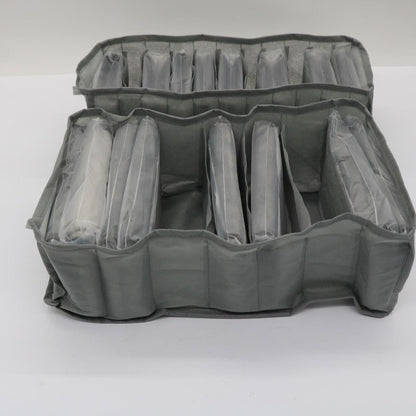 Набір органайзерів для нижньої білизни 3в1, складні / Універсальний органайзер для речей та шкарпеток